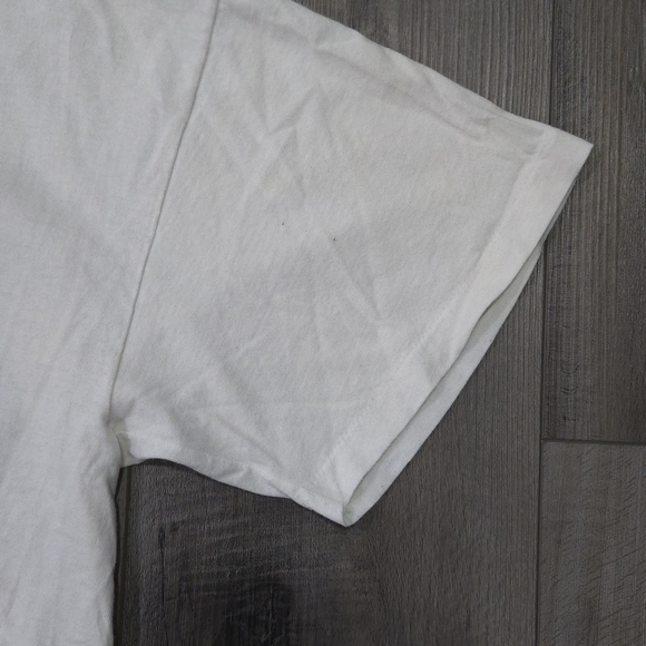 Vintage 1995 Bryan Adams Concert Graphic White T Shirt Size L Single Stitch - Picture 2 of 4
